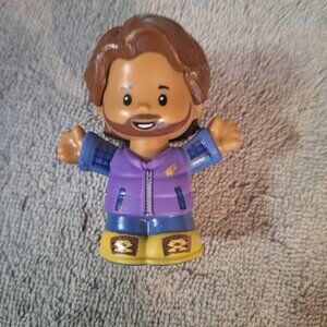 Little People Disney camping african american man dad bus camper beard hispanic